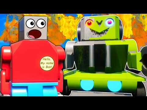 We built a Transformer and Destroyed LEGO City in Brick Rigs Multiplayer Roleplay!