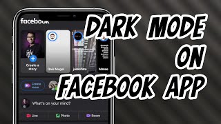 How to Turn on Dark Mode on Facebook App iPhone Android