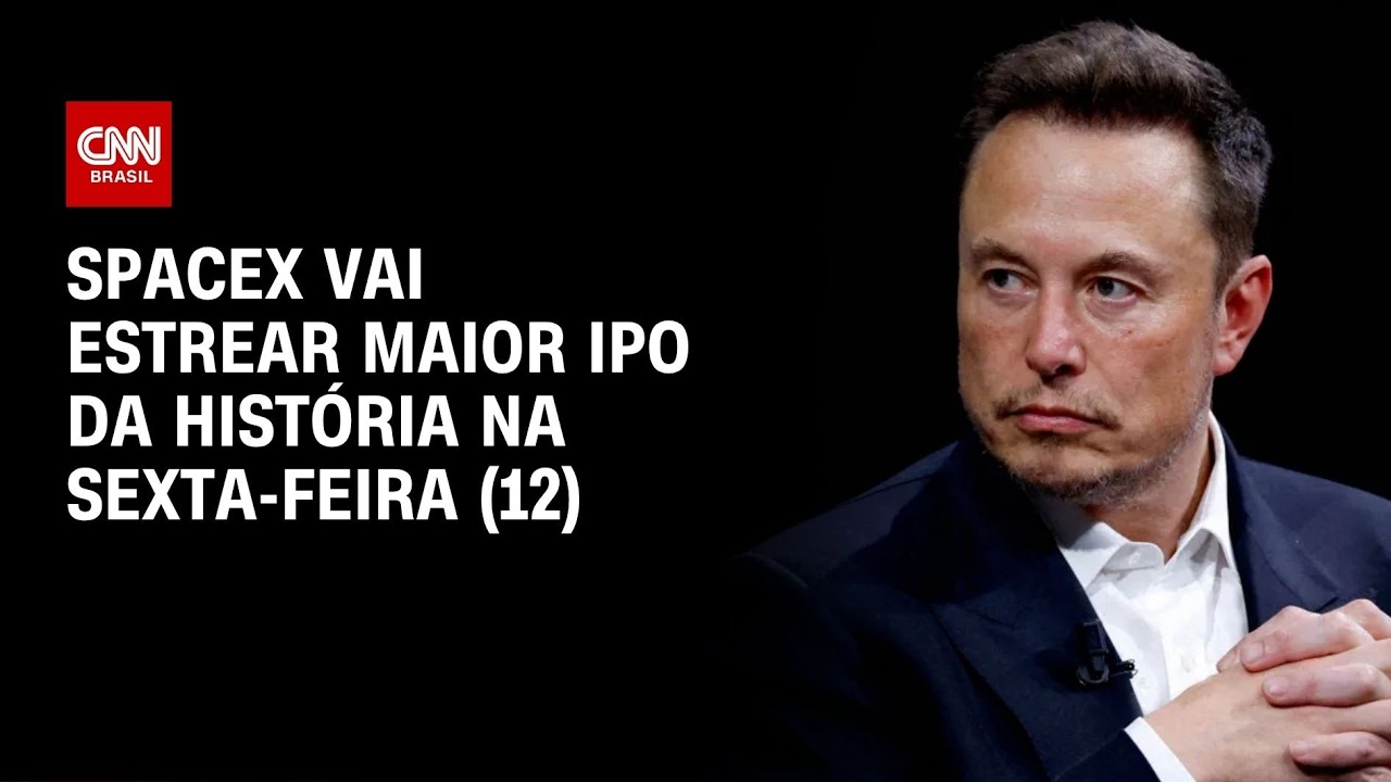 Musk pode se tornar primeiro trilionário da história com IPO da SpaceX; entenda | CNN PRIME TIME