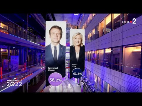 Résultats du 2nd tour des élections présidentielles 2022 (France 2)