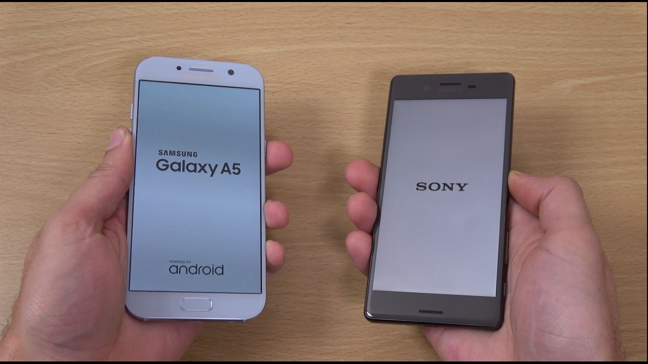 Samsung Galaxy A5 2017 vs Sony Xperia X Android 7.0 Nougat - Speed Test!