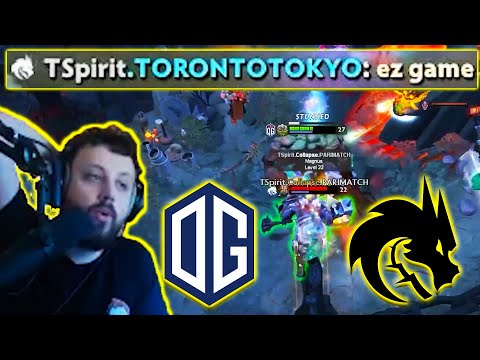 EZ GAME IN ALL CHAT - OG vs Team Spirit TI10