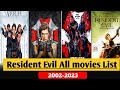 Resident Evil All Movies List Resident Evil All Part Name Zombie Movies