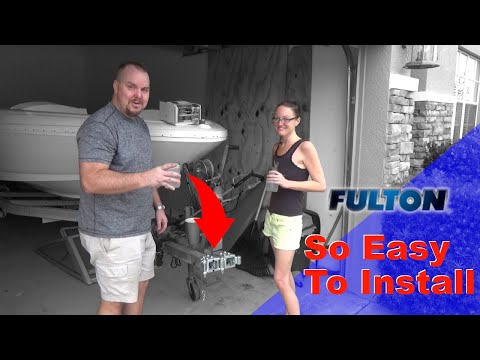 Trailer Swing Bolt-On Hinge Kit Install EP #23 || Bayliner Bowrider 175