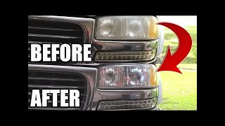 Restoring My Truck Headlights To LIKE NEW Condition! - Full Step By Step DIY