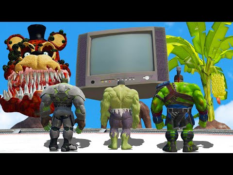 Hulk Army vs. Siren Head Army | EPIC BATTLE