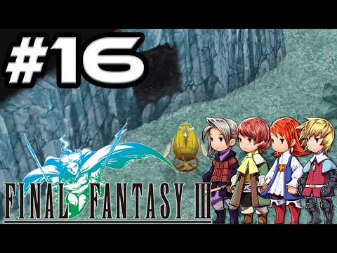 Final Fantasy 3 100% Walkthrough Part 16 Best Grinding Spot, Sunken Cave