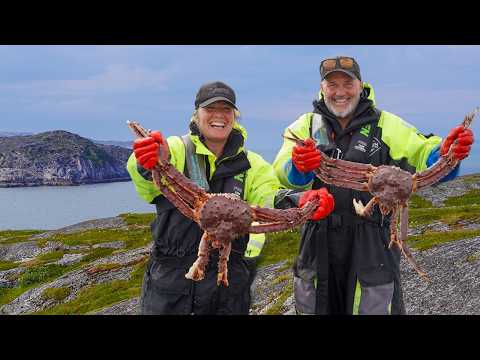 Truck Camping in Bugøynes: A Seafood Safari in Northern Norway | King Crab Feast 🦀 