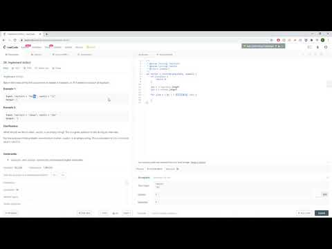 LeetCode 28:  Implement strStr