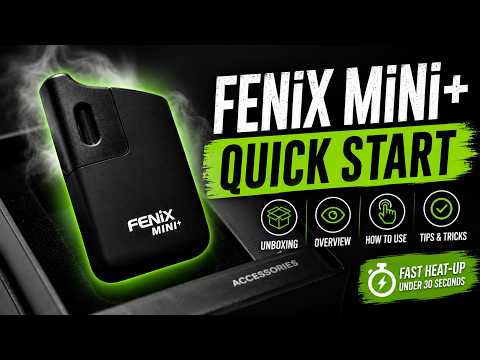 Vaporizer FENIX MINI+ Unboxing, Review & How to Use | Compact Vaporizer