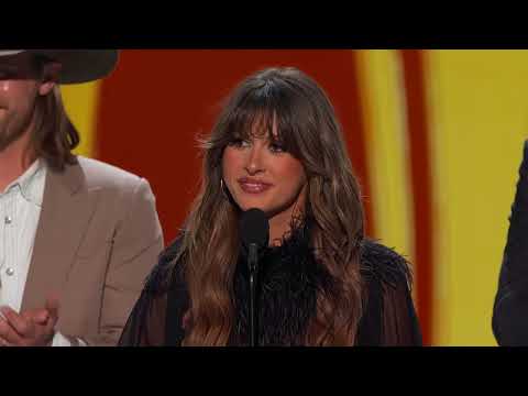 Ella Langley & Riley Green accept the ACM Music Event of the Year Award (From the 60th ACM Awards)