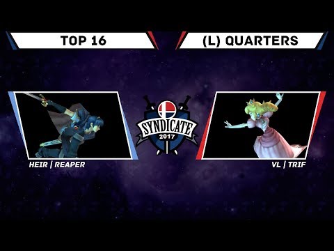 SYN17 PM - Heir | reaper (Marth) vs vL | Trif (Peach) | Top 16 (L) Quarterfinals
