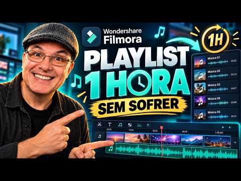 🎬 Como Criar VÍDEOS DE PLAYLIST Que Viralizam, Loop Perfeito | Filmora 16