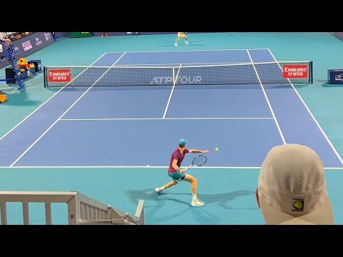 ヤニック・シナー　2025年コートレベルのベストポイント集【4K 60FPS】