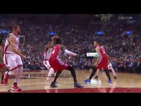 Raptors Highlights: Lowry To JV Alley-Oop - April 12, 2016