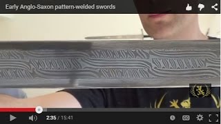 Early Anglo-Saxon pattern-welded swords