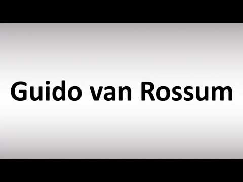 How to Pronounce Guido Van Rossum
