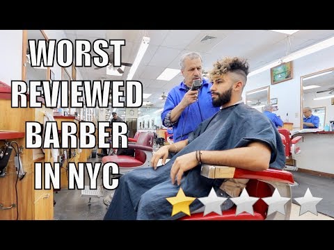 Haircut At The WORST Reviewed Barber in my City (New York City)