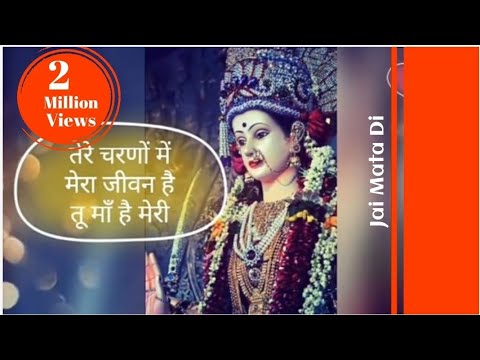 तेरे चरणों में मेरा जीवन है तू माँ है मेरी लिरिक्स