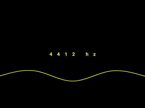 ⒽⓏ  4412 hz frequency tone 🔥🎵 🎧