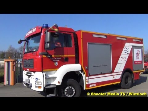 VERPUFFUNG & BRANDAUSBREITUNG - Grosseinsatz der Feuerwehren RNK in Wiesloch [Fa. Kissel + Wolf]