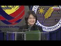 WATCH Presidential Communications Office Undersecretary Claire Castro Holds Press Conference