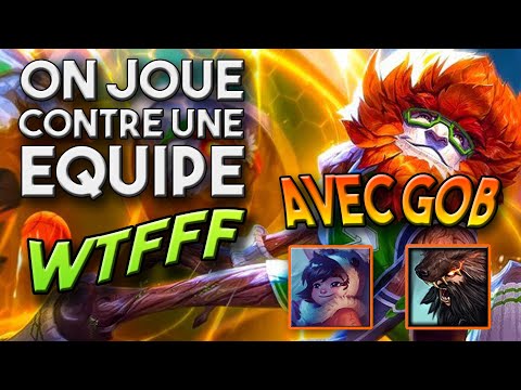 UNE GAME WTF AVEC UDYR ADC & NUNU MID IGNITE - Feat Gob_GG