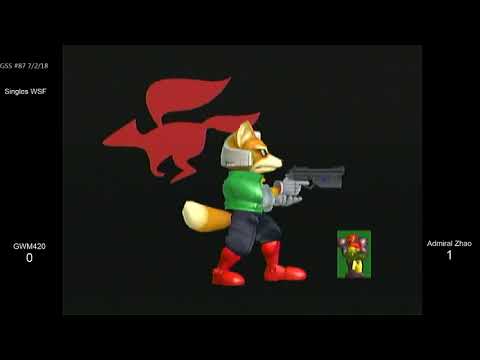 GSS 87 SSBM - GWM420 (Falco, Fox) vs. Admiral Zhao (Samus) - Melee WSF