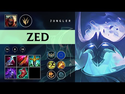 Zed Jungle vs Diana - EUW Challenger Patch 25.23