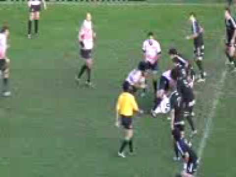 Rugby Super 10 2009/2010 Petrarca Padova-I Cavalieri meta.3gp