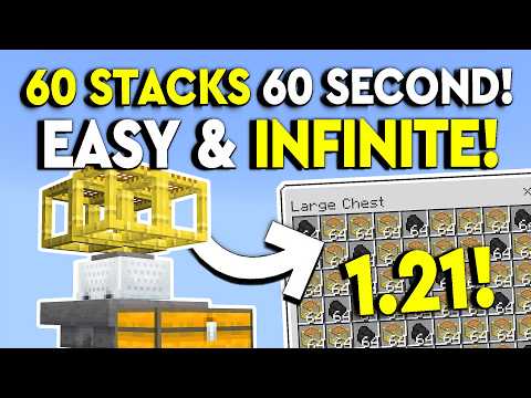 INFINITE COAL SCAFFOLDING FARM! Minecraft Bedrock 1.21 - MCPE/Xbox/PS4/Nintendo Switch/Windows 10