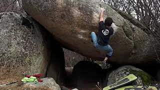 Video thumbnail de Psoas hole, 8a+. Targasonne