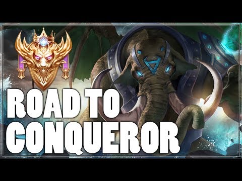 Arena of Valor - Chaugnar is the BEST Support! Road to Conqueror