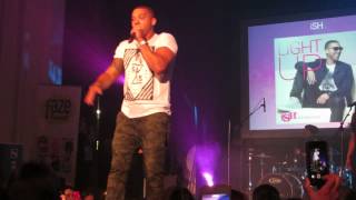 Ish performing Rollin' live at Faze Magazine 2014