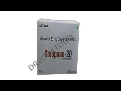 20mg Sleepose Melatonin Tablet