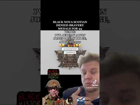 JEREMIAH ALVIN JONES: THE BLACK NOVA SCOTIAN DENIED MEDALS FOR 93 YEARS 😔🍁🔥🙏🏿