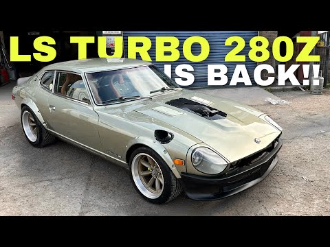 OUR 1000BHP LS V8 TURBO DATSUN 280Z IS BACK AND WE'RE READY TO TAKE ON SUPERCARS!