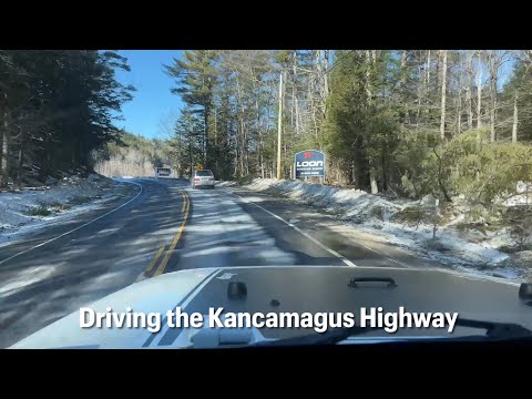 Driving on the Kancamaugus Highway a.k.a. The Kanc (NH Rte. 112)