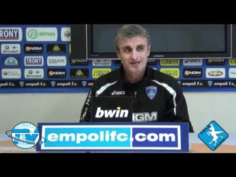 PIANETAEMPOLI.IT | Conferenza stampa pregara Gubbio-Empoli di Guido Carboni (26 Nov 2011)