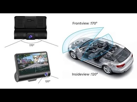 E-ACE B28 Автомобильный видеорегистратор 4 дюйма 3 камеры объектив Dashcam FHD 1080P. Отзыв.