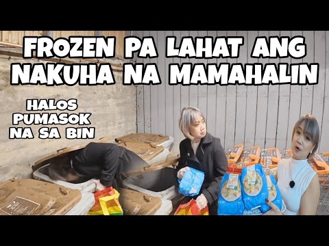 MGA FROZEN PA ANG MGA NAPULOT SA BASURAHAN | DUMPSTER DIVING IN FINLAND | THAI-FINNISH 