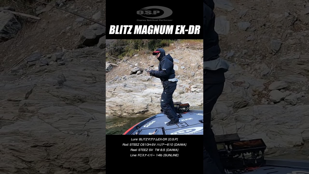 ブリッツマグナムEX-DRでディープのバスをキャッチ！ #並木敏成 #fishing #バス釣り