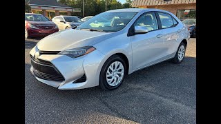 2017 Toyota Corolla LE – Smooth Ride, Loaded Features, and Great Fuel Economy!