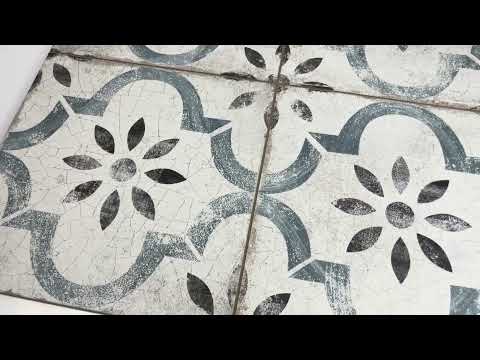 Leeds Blue 45x45, retro obklad a dlažba