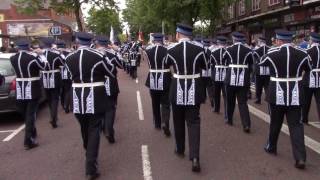 East Belfast Protestant Boys FB @ South Belfast Young Conquerors FB Parade 2017