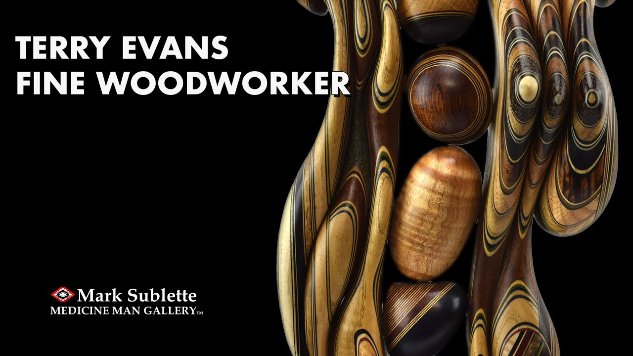 Fine Woodworker Artist Terry Evans Wood Boxes and Sculptures sold at Medicine Man Gallery