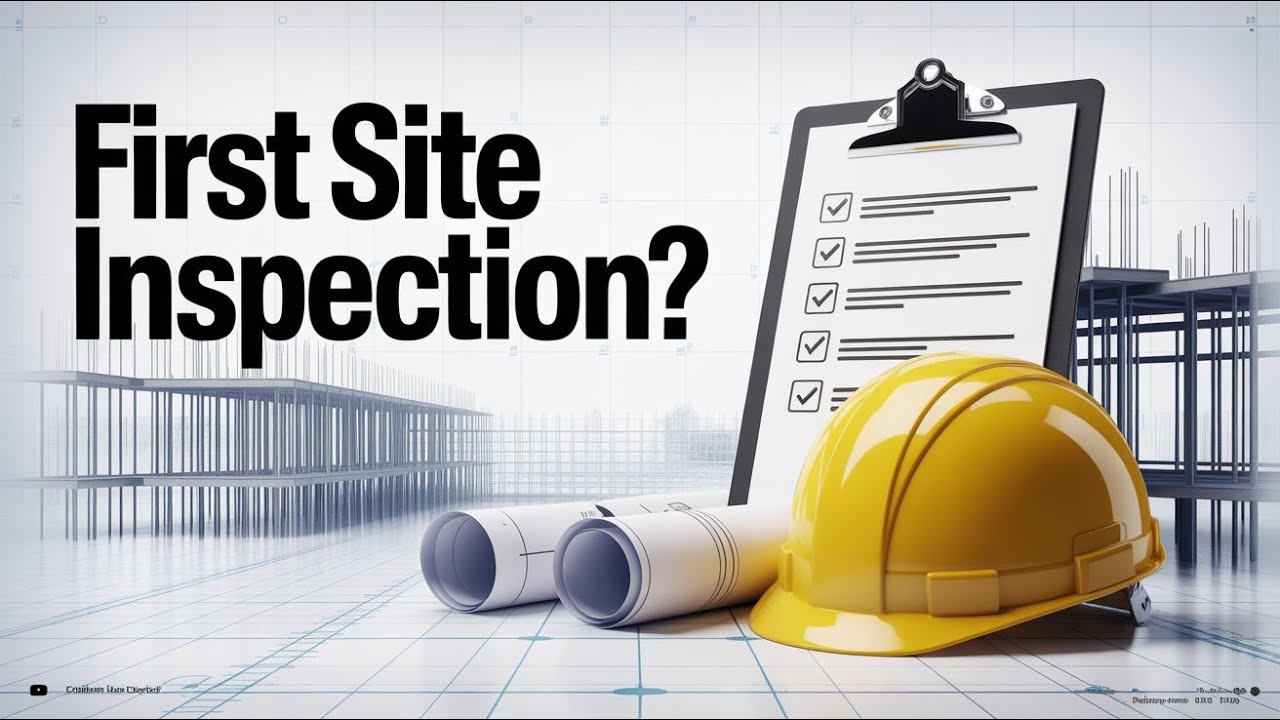 Site Inspection for Beginners | Step-by-Step Guide for Civil & Structural Engineers