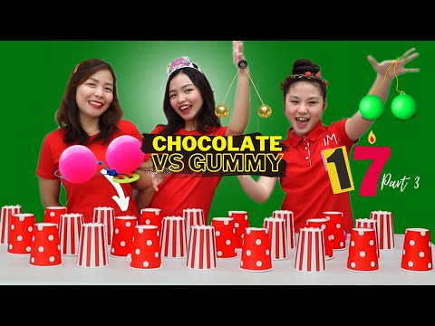 BIRTHDAY LATO LATO PARTY CHALLENGE KAY ALEXA | Part 3 "CHOCOLATE VS GUMMY" | Aurea & Alexa