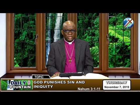 DAILY FOUNTAIN OF NOVEMBER 7, 2019 - THE RT. REV'D GEOFFREY CHUKWUNENYE