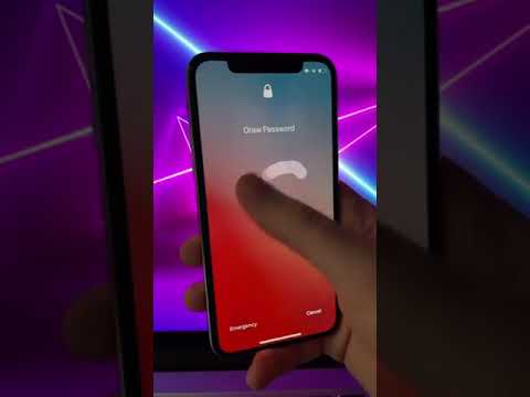 Unlock your Iphone | Draw Password #shorts #iphonelock